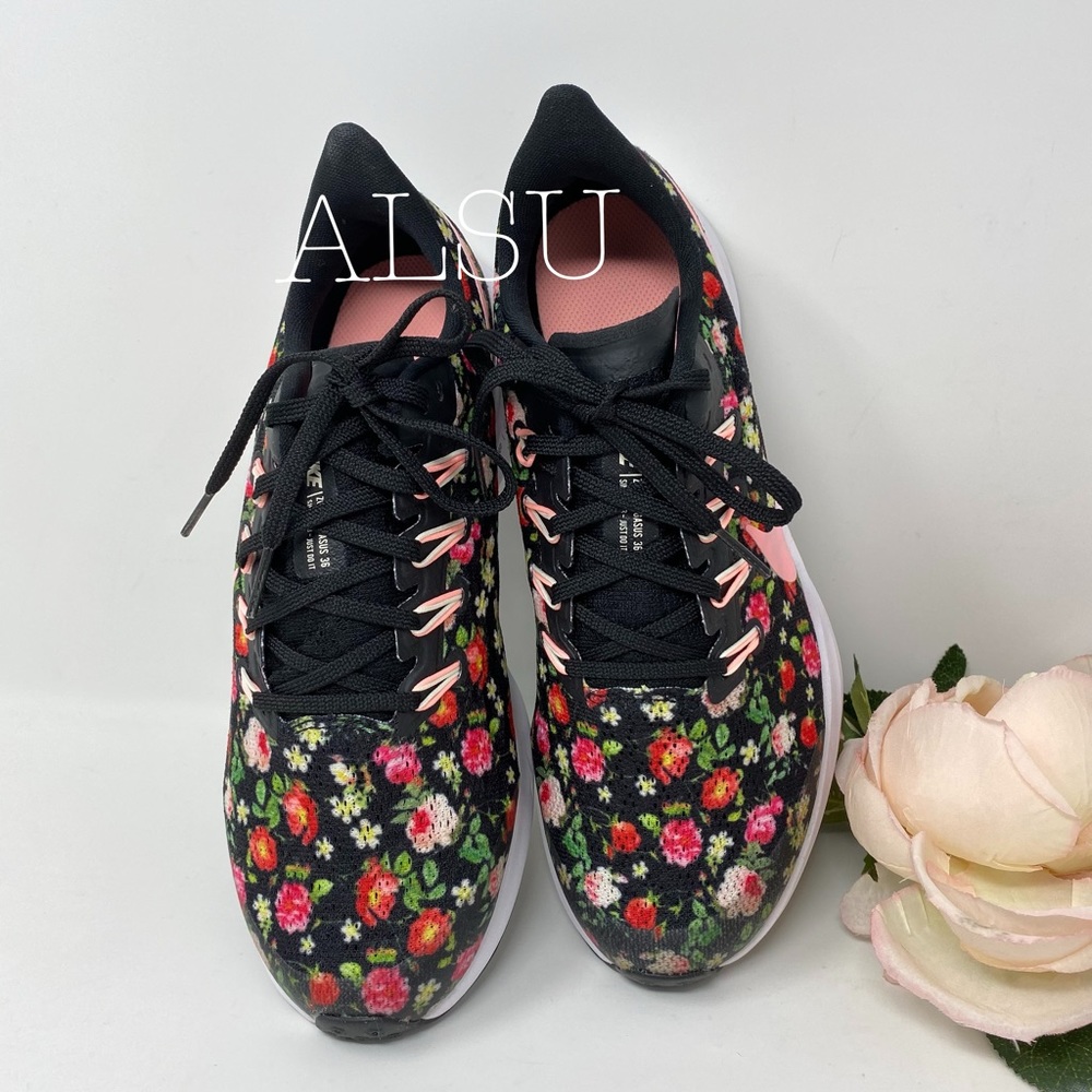 Nike Air Zoom Pegasus 36 VF GS Black Flower Women - Picture 4 of 12